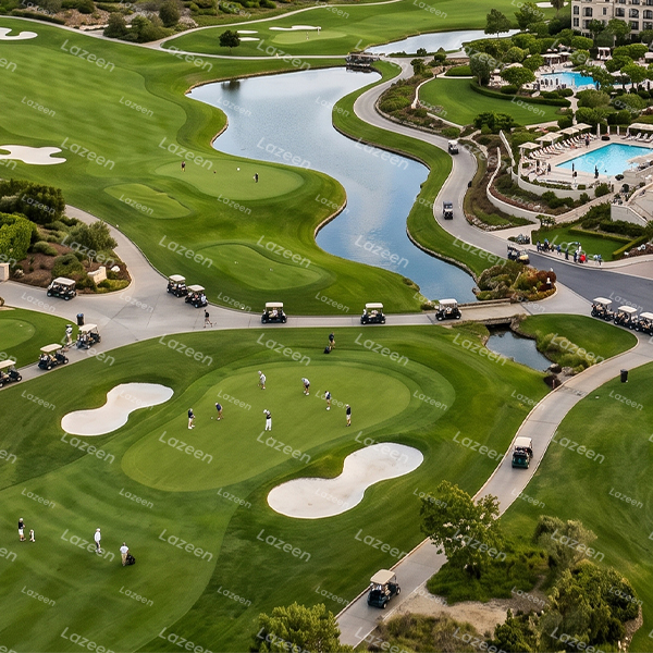 Electric vehicle solutions for large golf resorts