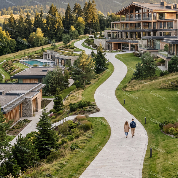 Electric vehicles for mountain and hillside resorts